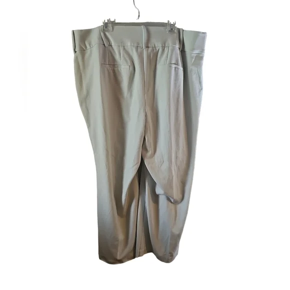 Lane Bryant mint green Perfect Drape Signature Fit High-Rise Wide Leg Pant sz 22 - Picture 5 of 7
